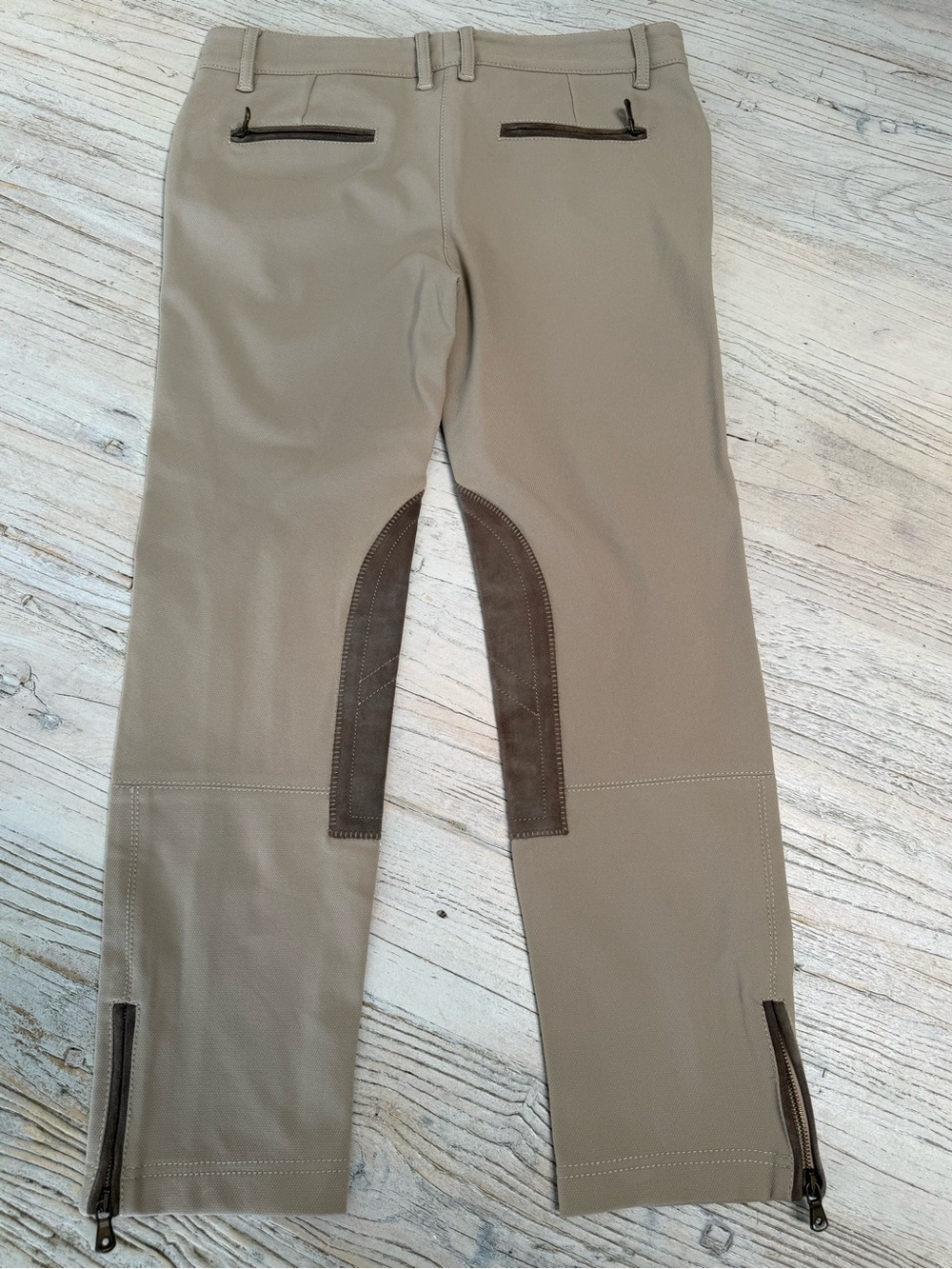 Dolce & Gabbana Riding Pants Equestrian Beige Tan Stretch Cropped size 46 - Picture 6 of 13